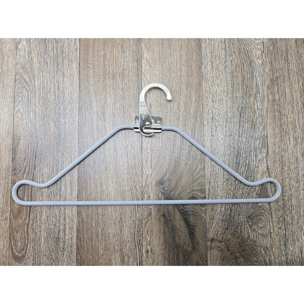 Louis Vuitton Retractable Silver-Toned Metal Rubber Clothes Hanger Travel Fold